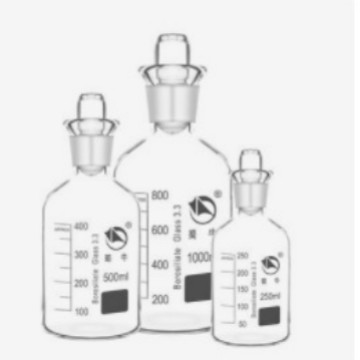溶解氧瓶培养瓶250ml玻璃具塞标准口溶氧瓶水样瓶BOD培养瓶污水瓶