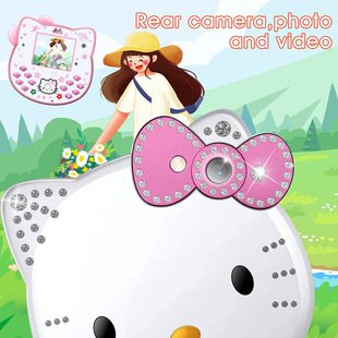 Cross-Border Hot Selling Mobile Phone I168 Button Straight New Hello Kitty Mini Hello Kitty Cartoon Small Mobile Phone