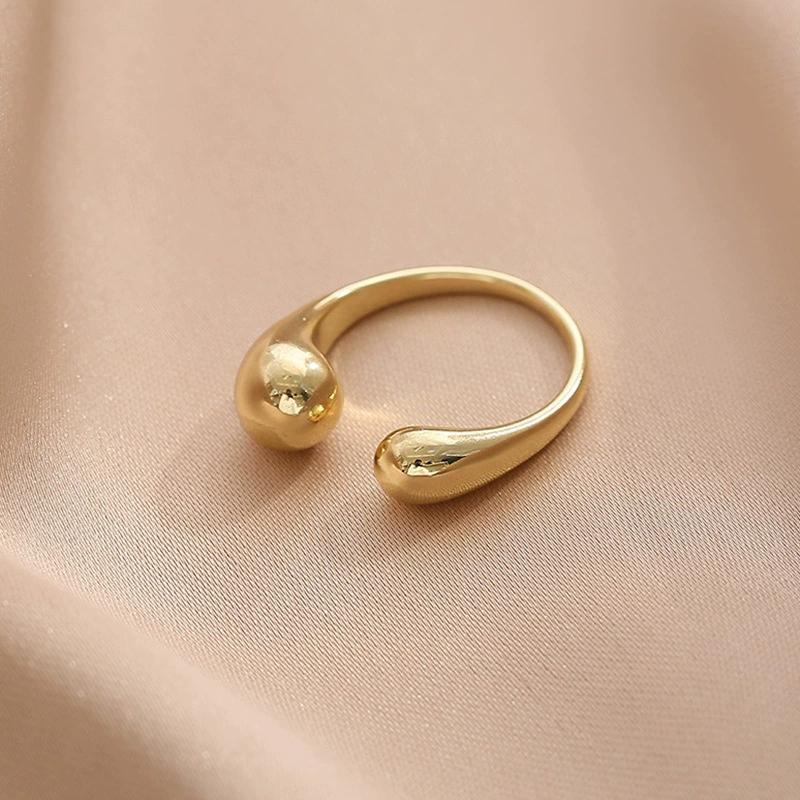 Fashionable adjustable ring, zirconium, Japanese and Korean, internet celebrity, on index finger