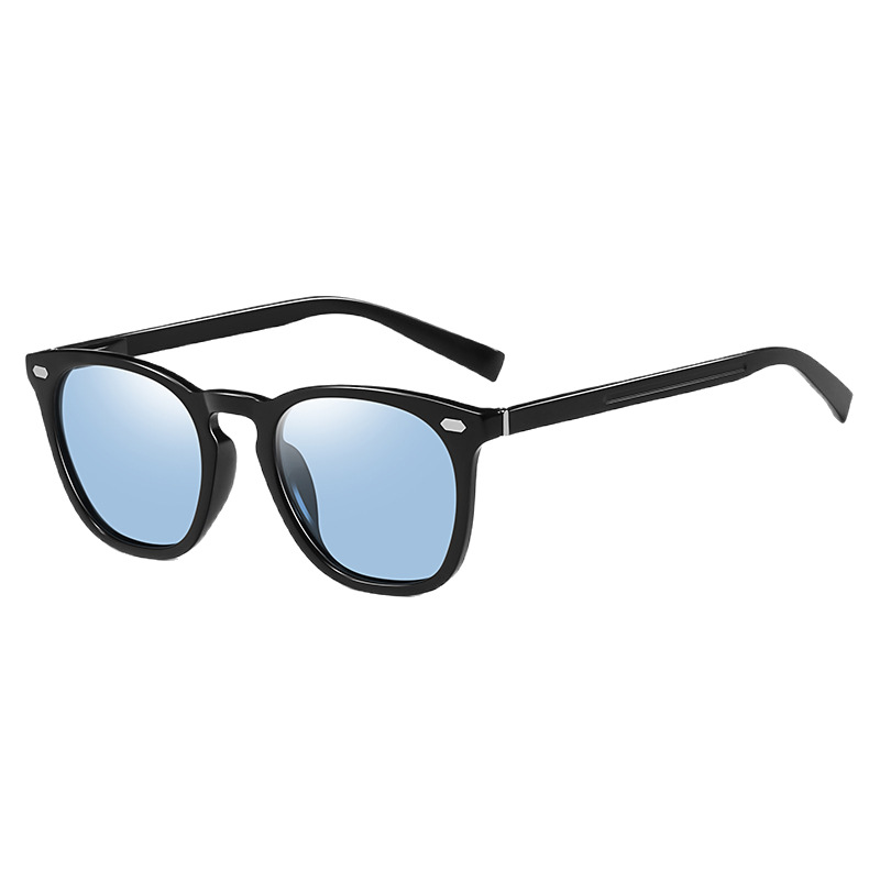 新しいクロスボーダーヨーロッパとアメリカのファッションアルミマグネシウム変色偏光サングラス男性と女性のナイトビジョンゴーグル運転日焼け止めサングラス