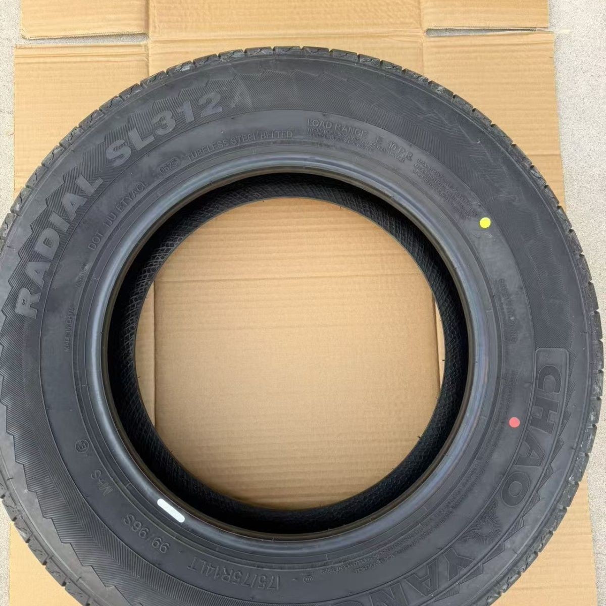 Brand New Chaoyang Tires 175/75R14Lt 10Pr, Thickened with 10 Layers, Suitable for Wuling Rongguang Small Truck and Van