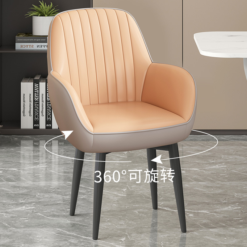 전면 카키 [고양이 긁는 가죽] 올 블랙 탄소강 회전 가능