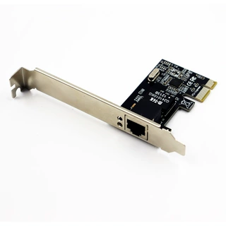 台式机主板电脑pci-e转RJ45千兆以太网卡PCI-E有线自适应免驱网卡
