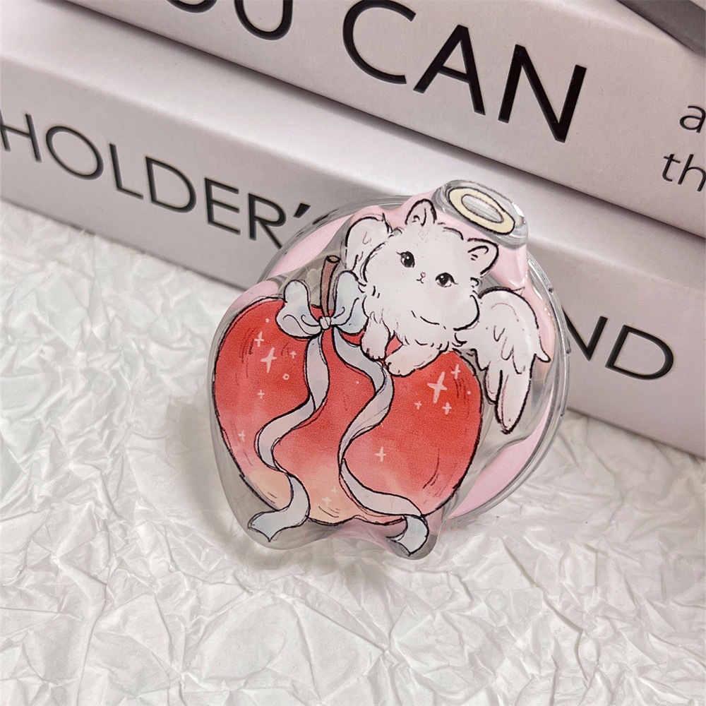 Red apple cat magnetic stand