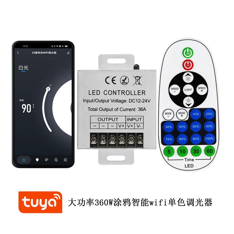 Световая лента, светодиодный контроллер, граффити, Bluetooth, высокая мощность, 23 клавиши