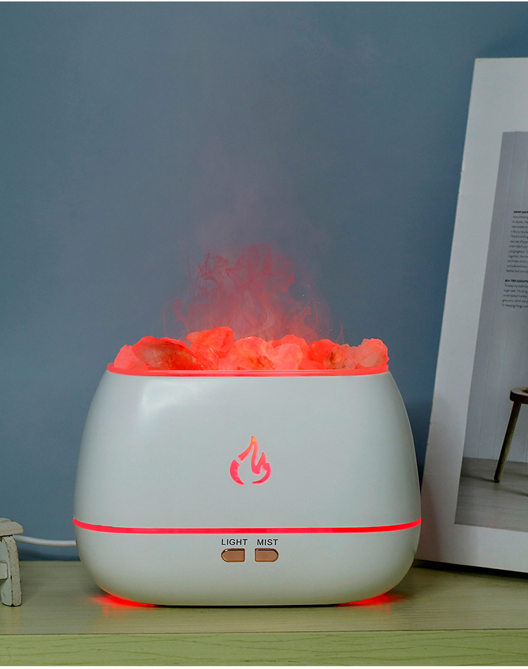 Nueva piedra de sal humidificador aire del hogar pequeño al por mayor ultrasónico aceite esencial aromaterapia máquina regalo creativo atomizador