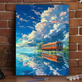 钻石画、皮画;DIY/数字油画