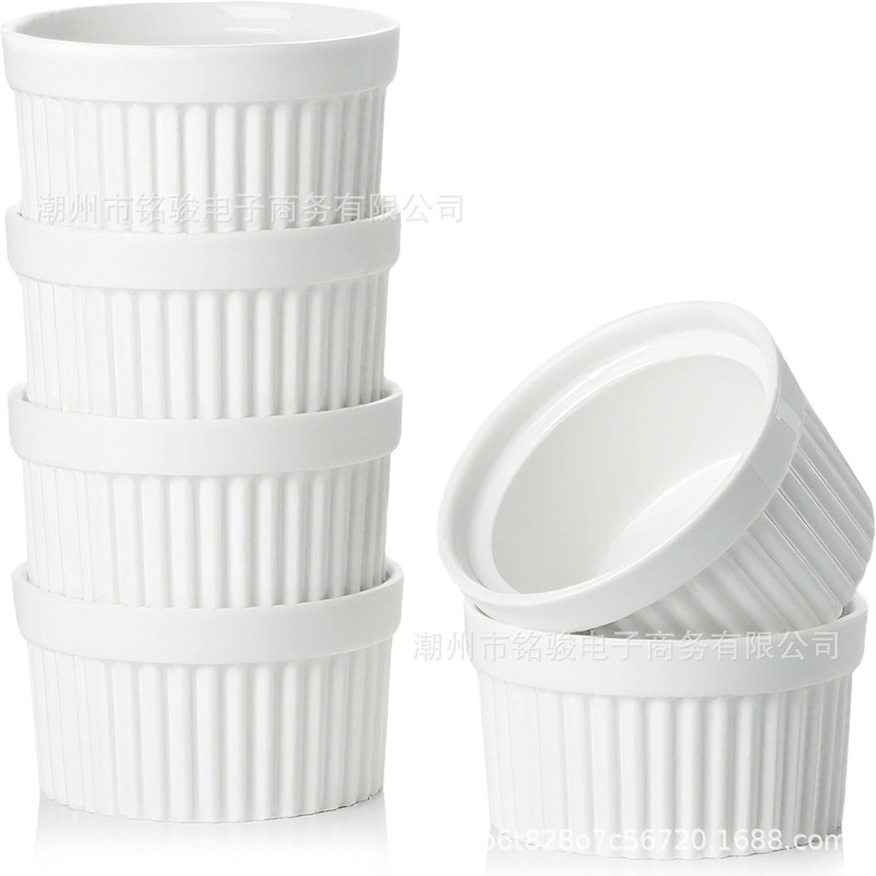 Baking Bowl Pudding Bowl Porcelain Ramekins Bowls High Temperature Resistant Oven Microwave Dishwasher Special Baking Bowl Pudding Bowl Porcelain Ramekins Bowls High Temperature Resistant Oven Microwave Dishwasher Special