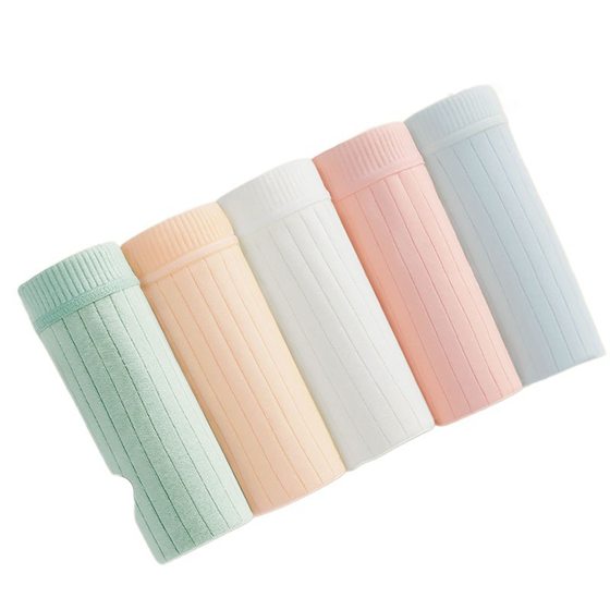 Factory direct disposable underwear skin-friendly breathable striped briefs maternal travel wholesale women's cotton