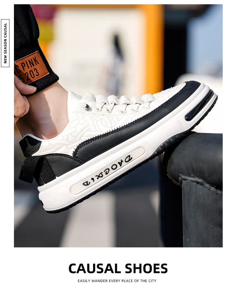 Scarpe casual da uomo Scarpe sportive Sneakers Tessuto sintetico Calzature leggere e versatili_voghion.com