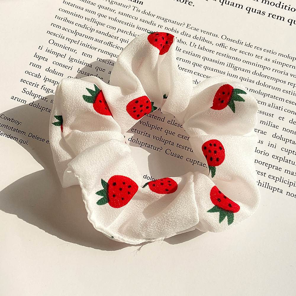 Fashion Fruit Pattern Children's Hair Scrunchies Wholesale display picture 1