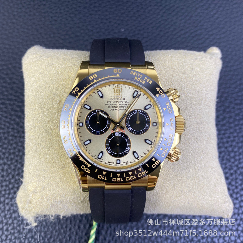 Daytona Men's Watch 7750 Panda Green C Factory 4131 Multifunctional Chronograph Mechanical Automatic Men's Watch Daytona Men's Watch 7750 Panda Green C Factory 4131 Multifunctional Chronograph Mechanical Automatic Men's Watch