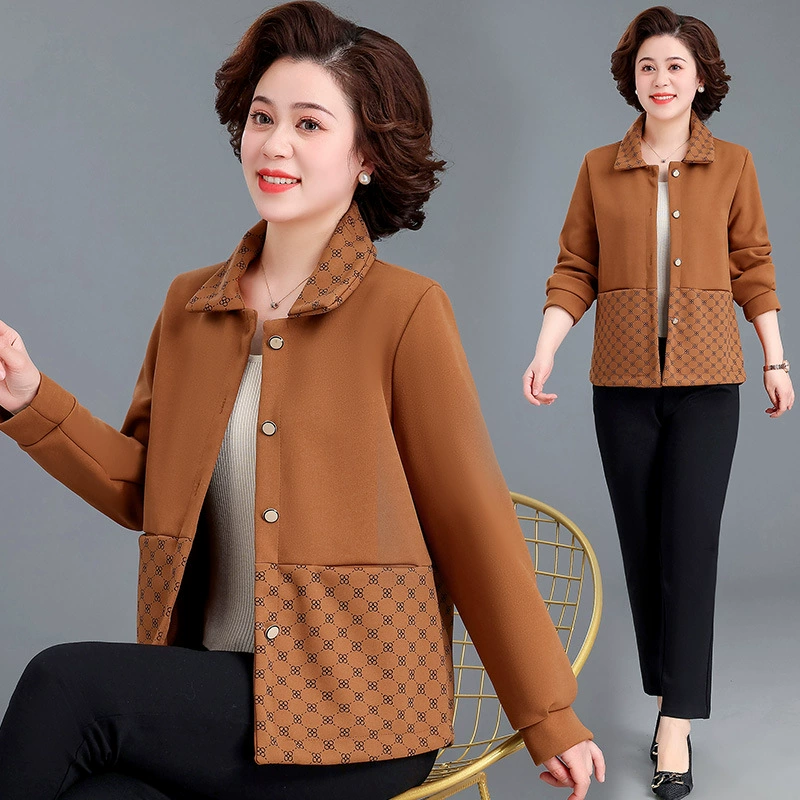 Spring jacket, 50 years, 2023 collection, for middle age, western style