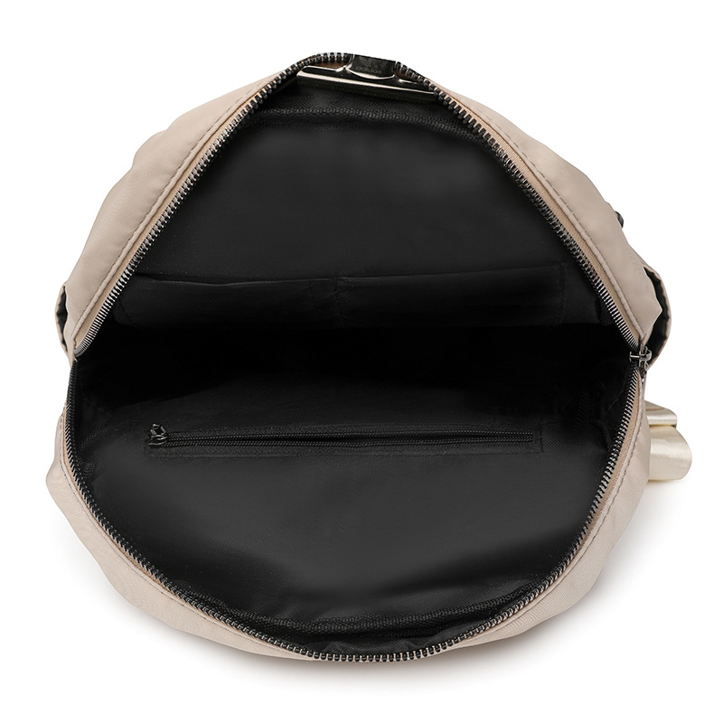 Mochila de tela Oxford para mujer 2024 nueva moda moda color sólido pu gran capacidad mochila escolar para estudiantes mochila de viaje para mujer