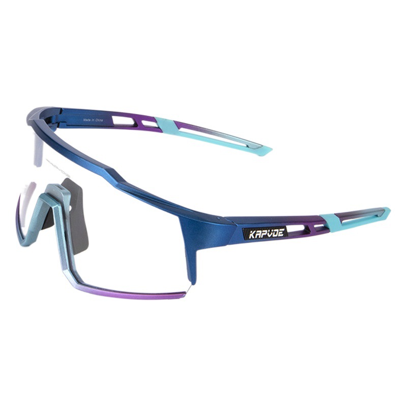 KAPVOE gafas de ciclismo antivaho que cambian de color deportes profesionales al aire libre a prueba de viento mujeres gafas de miopía bicicleta de carretera hombres