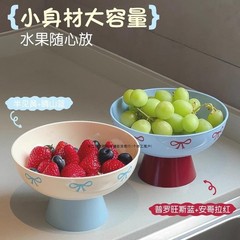 水果盘客厅家用2025网红新款高颜值轻奢高档小精致沥水西瓜盘碟无