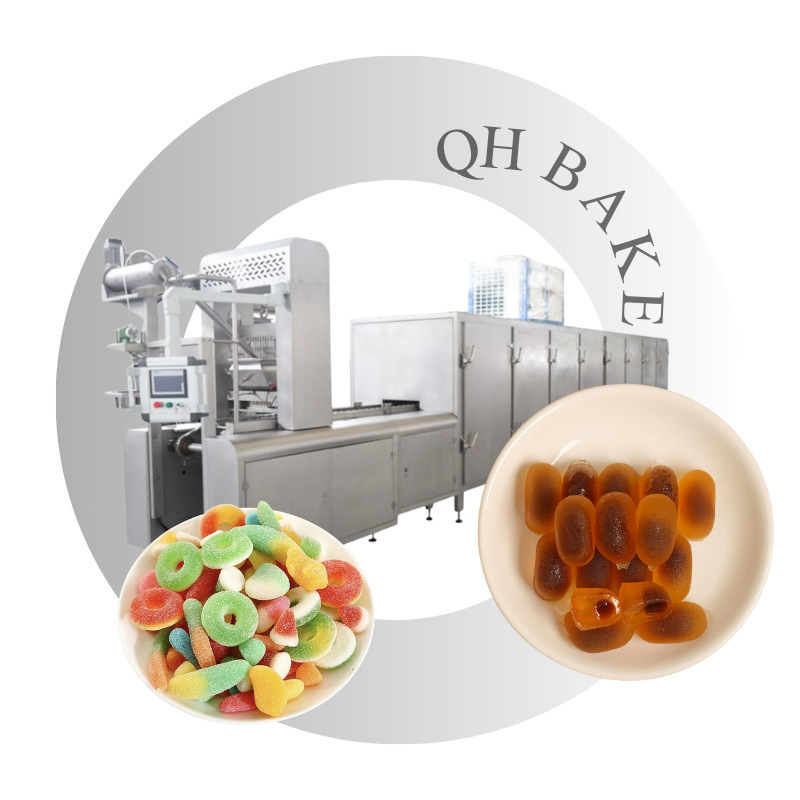 Large-Scale Continuous Gummy Candy Production Line, Automatic Mixing, Boiling, and Cooling Integrated Gummy Candy Machine Set Large-Scale Continuous Gummy Candy Production Line, Automatic Mixing, Boiling, and Cooling Integrated Gummy Candy Machine Set