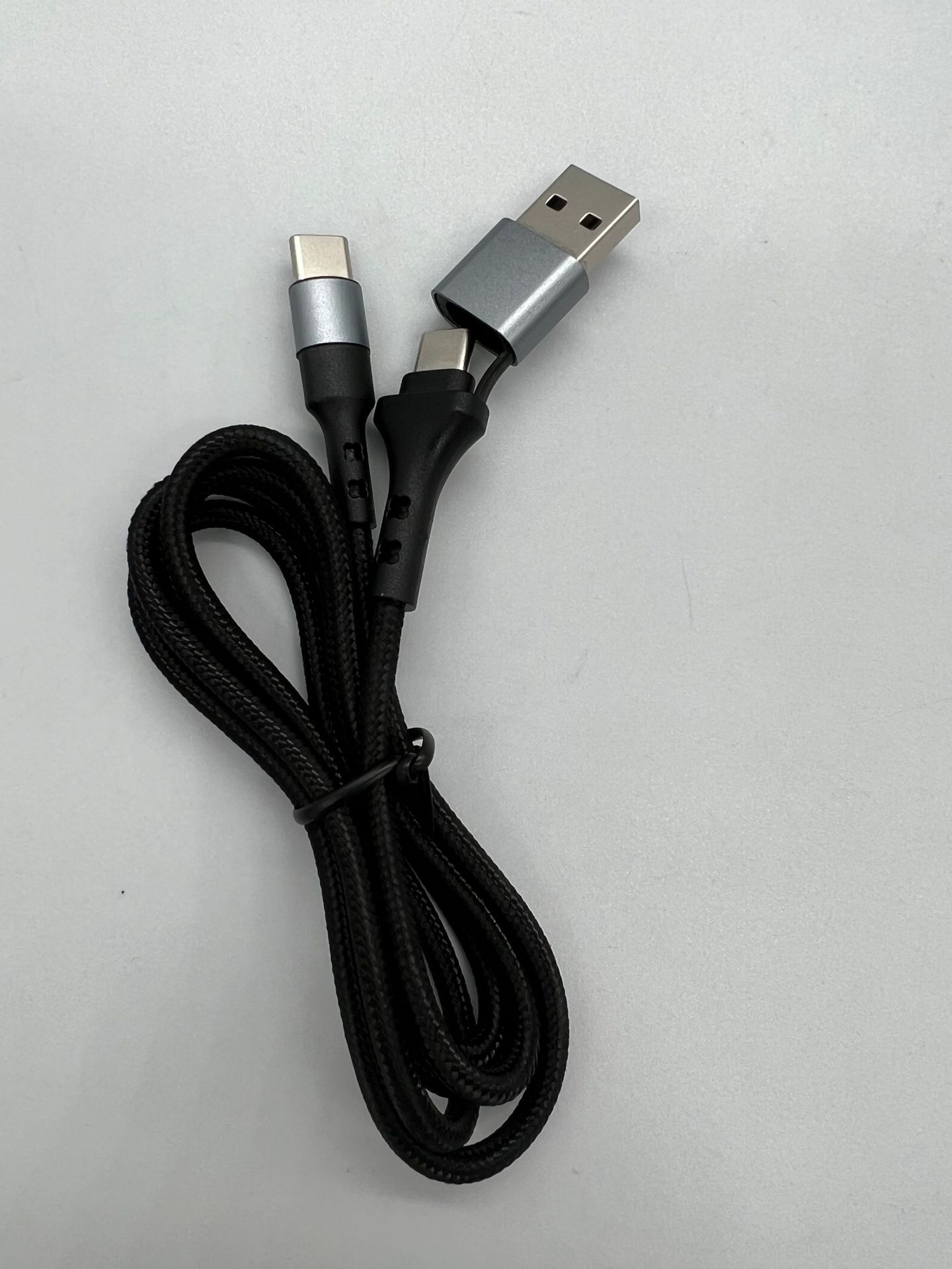 Directo de fábrica al por mayor PD66W dos-en uno doble Typec cable de datos de carga rápida adecuado para Huawei Apple Samsung