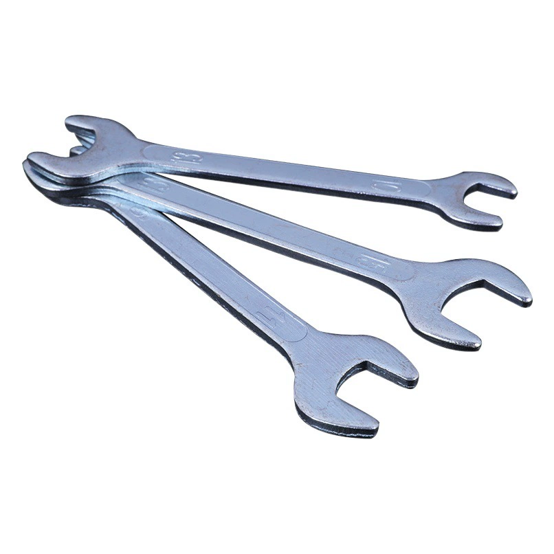 Штамповочный ключ прочный двойной открытый маленький гаечный ключ 8 м-24 мм Железный двойной штамповочный ключ оптом