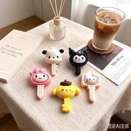 卡通三丽鸥树脂配件 diy奶油胶盲袋微景观饰品发夹桌面摆件玩具