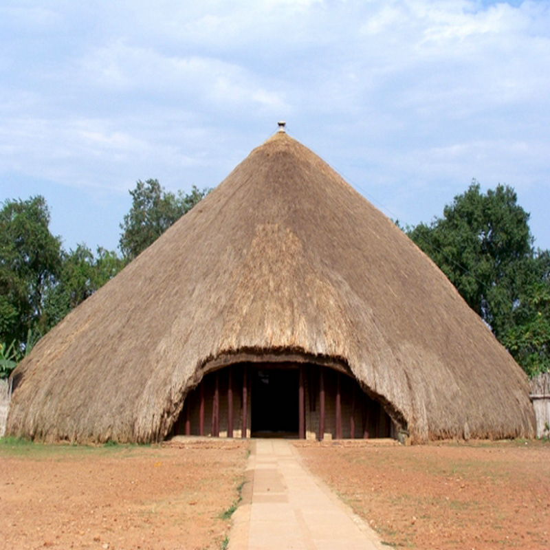 广州永牌绳网厂价直销茅草防护网草堆主题公园仿真屋顶防风网