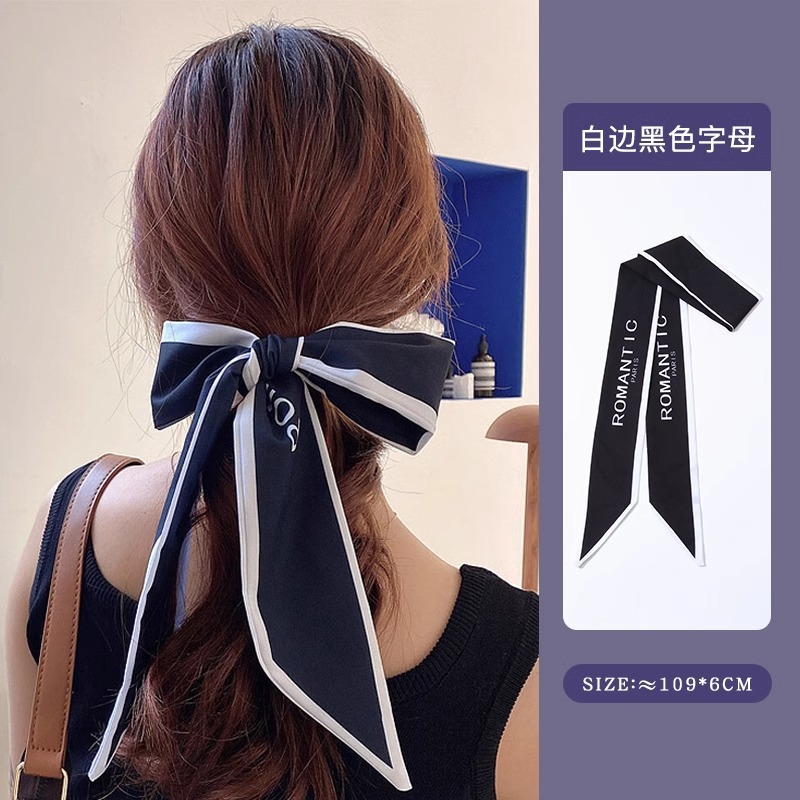 Dulce cabello roto, cinta, cuerda para el cabello, pañuelo de seda para el cabello atado de hadas francesas, lazo de alta calidad, cabello trenzado, una pieza, cuerda para el cabello, accesorios para el cabello