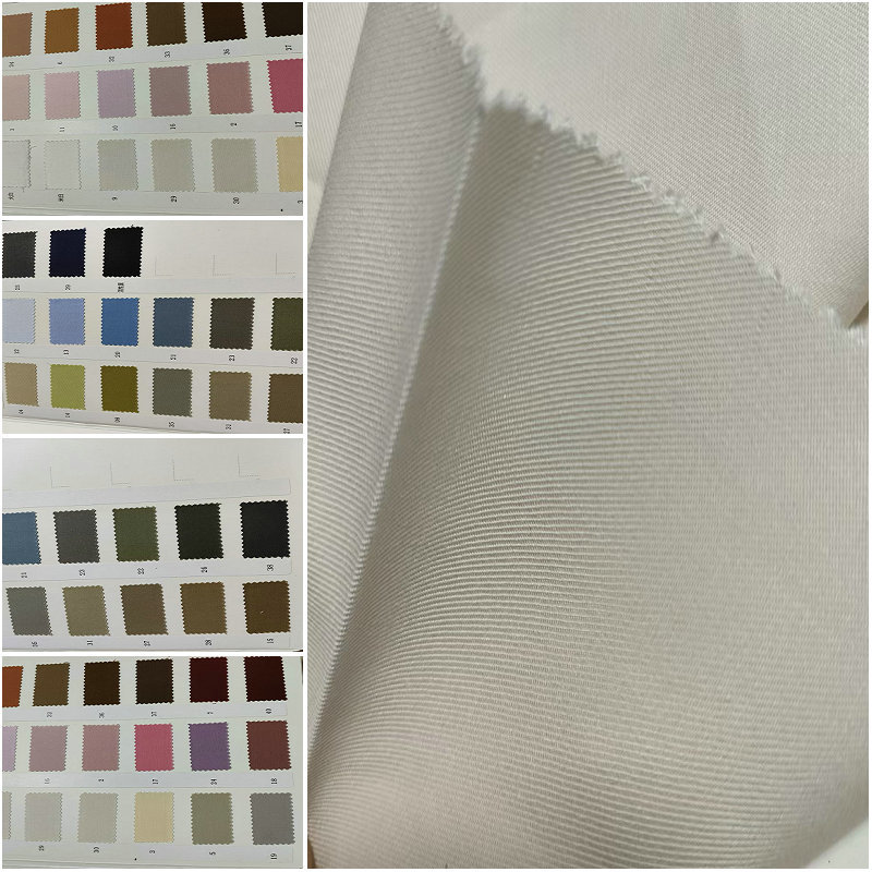 195g高密斜纹莱赛尔棉斜纹面料 棉莱赛尔双面高密细斜纹外套布料