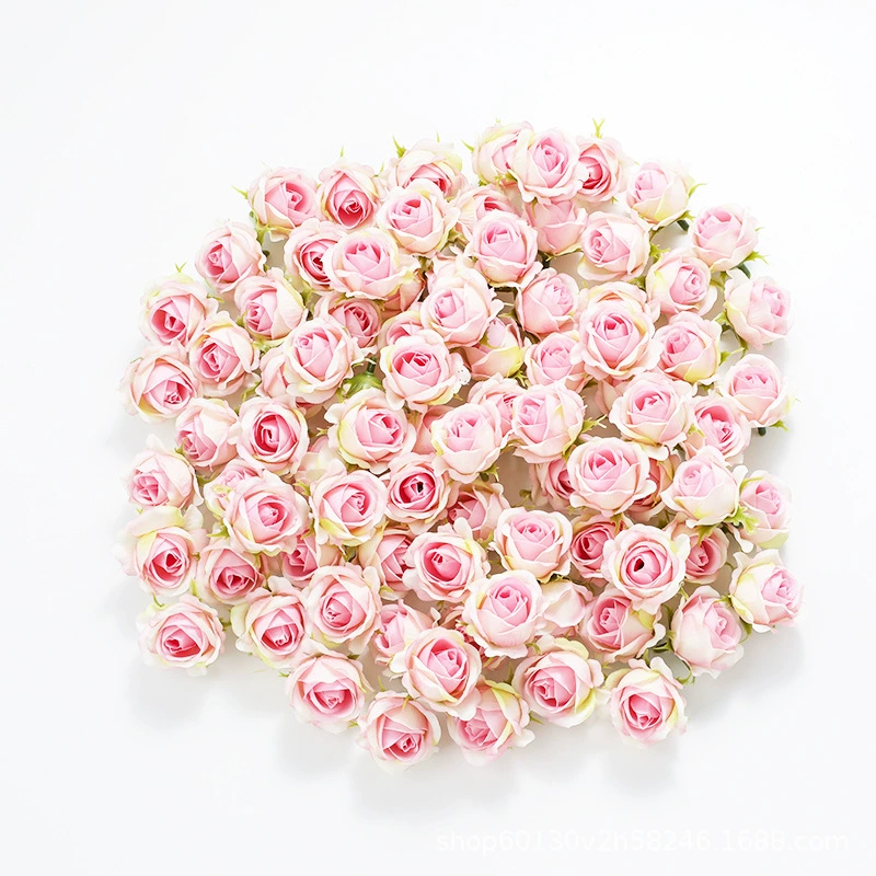 Realistic small hair accessory, decorative accessory handmade, flowered, DIY