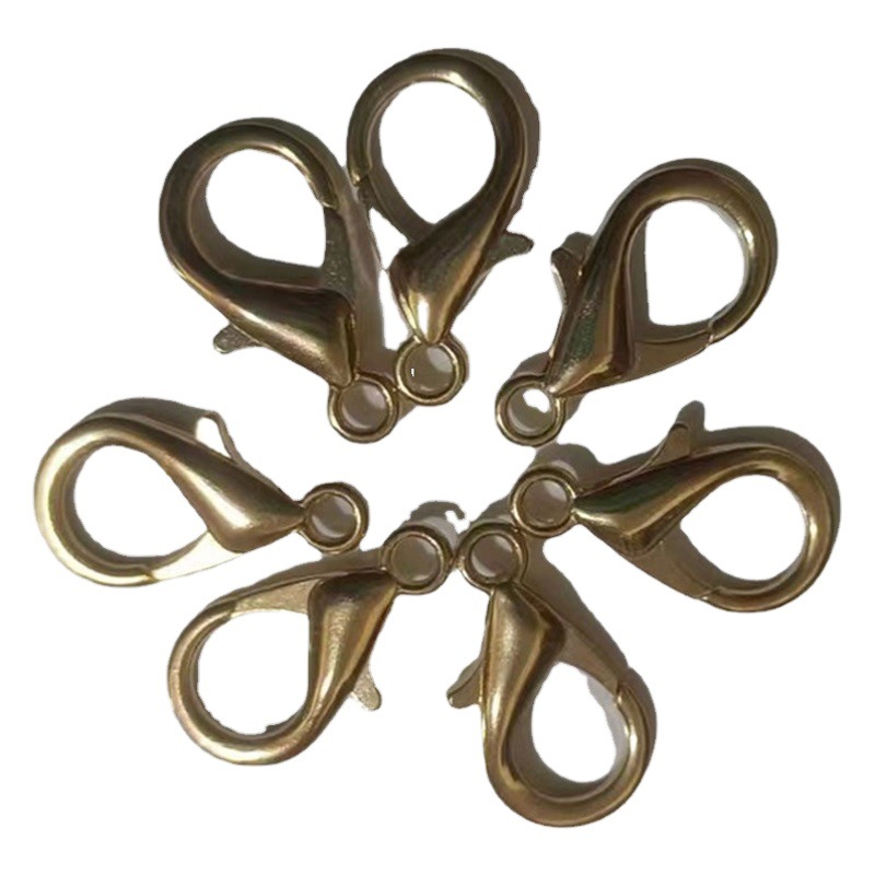 Lobster Clasp U-Shaped Keychain DIY Open Hook Chain Connector Pendant Clasp Metal Lobster Clasp Hook