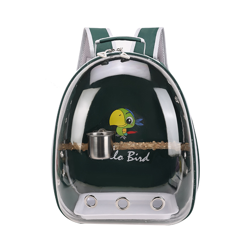 Mochila Transportadora para Loros de Tela Oxford Transparente Portátil para Exteriores image 22