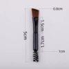 5CM black aluminum tube, black rod, one eyelash curler and one oblique brush