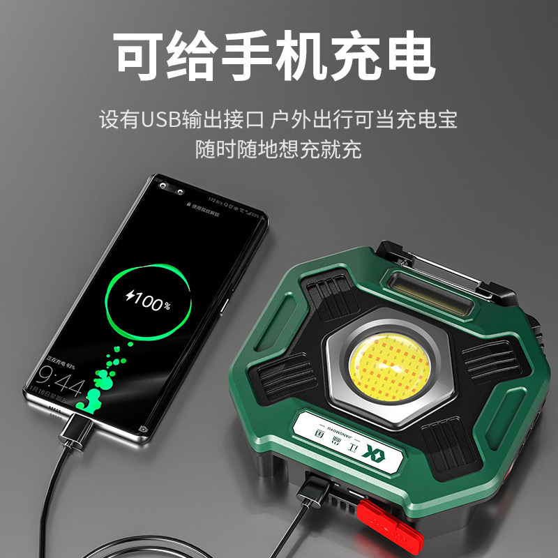 reparación de automóviles reparación de automóviles lámpara de trabajo reparación de herramientas LED carga magnética fuerte iluminación de emergencia anti-caída multifunción