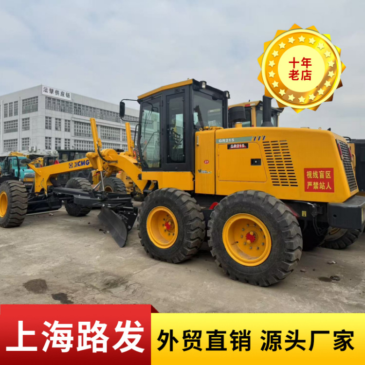 Usado XCMG GR215 nivelación de exportación de comercio exterior rendimiento fuerte