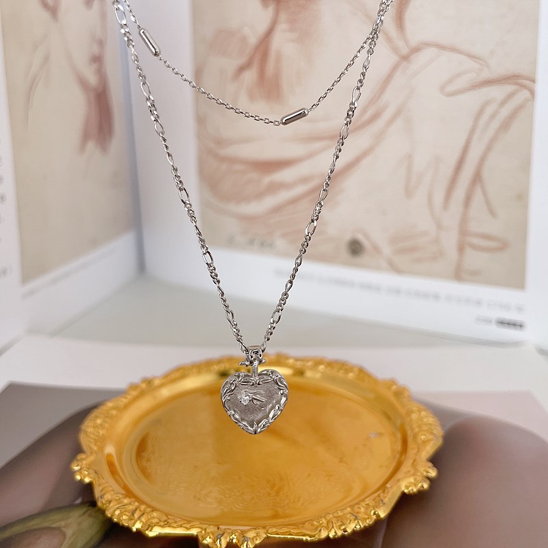 Gold Love Double Necklace