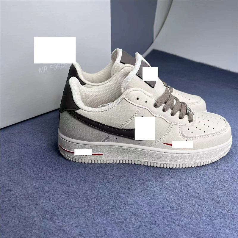 Putian Pure Original Air Force One Coffee Low Af1 Lychee Casual Trendy Couple Sneakers Versatile for Men and Women