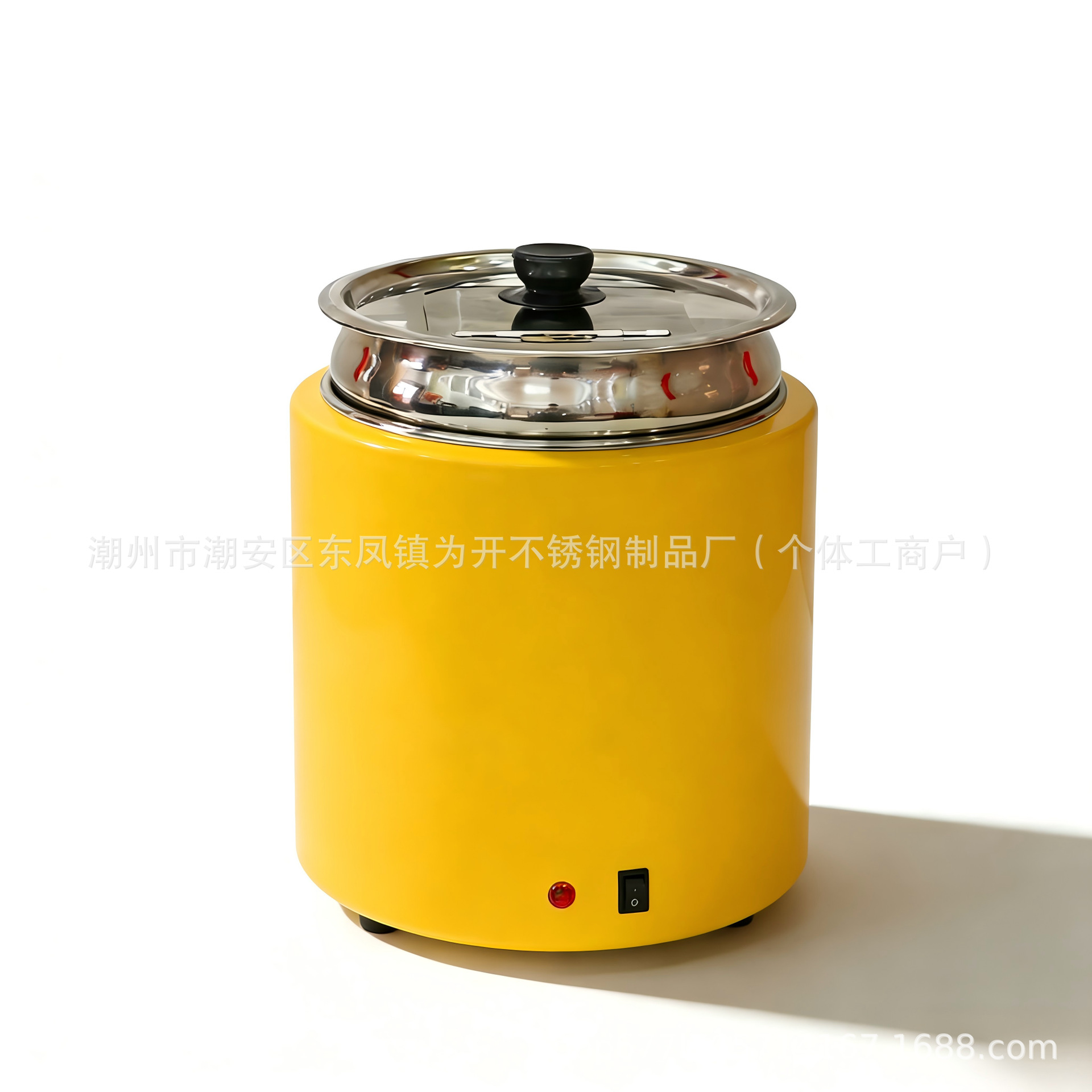 Olla de sopa caliente de acero inoxidable seca 10l comedor escolar cubo de aislamiento térmico del Hotel calefacción eléctrica comercial 304 olla de sopa de grado alimenticio image 9