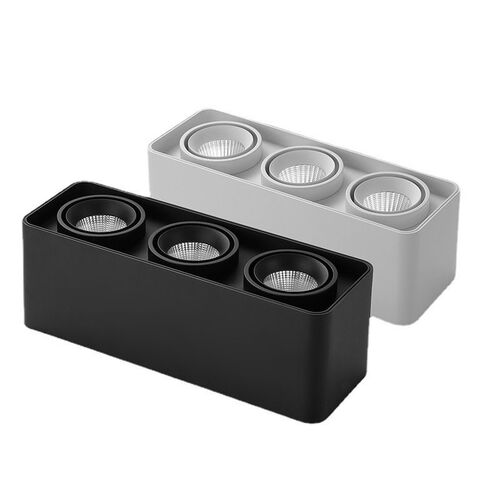 LED square surface-mounted spotlights, bold lamps, ceiling-mounted living room downlights, bedroom aisles, smart main-less lighting