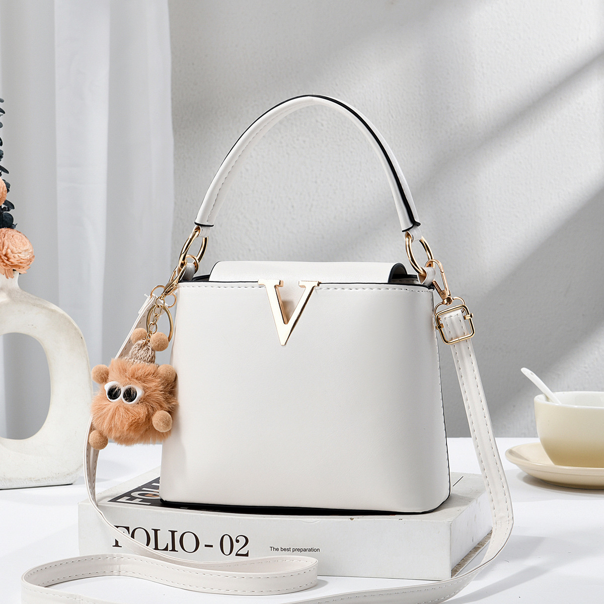 2026 nuevo estilo suave aire plegable bolso de mano mujer coreana simple de hombro bolso de fábrica suministro