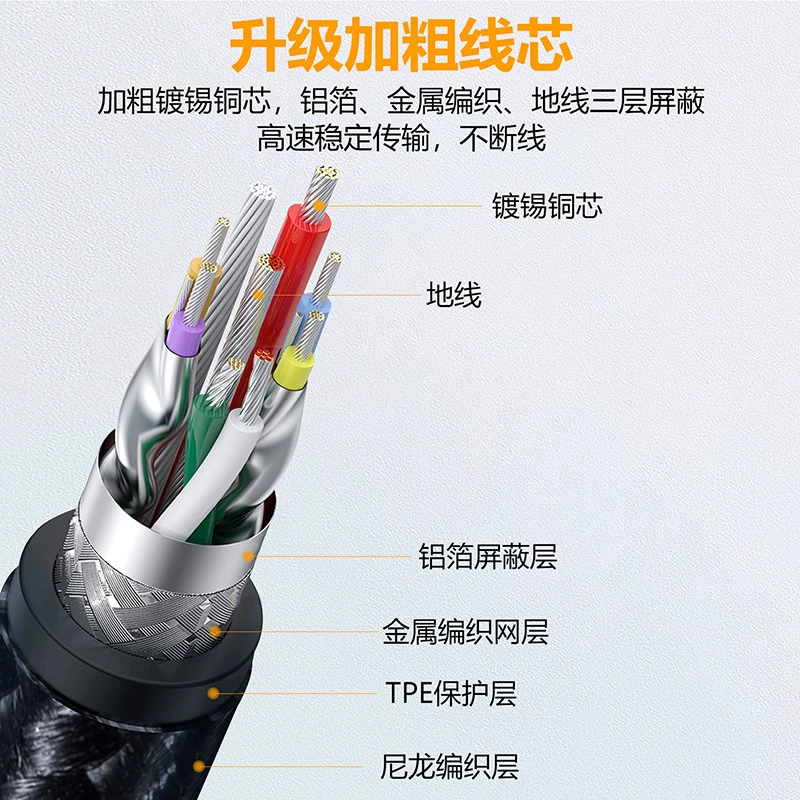 USB3.0 high -speed double -headed USB data cable public connection line laptop mobile hard disk box notebook