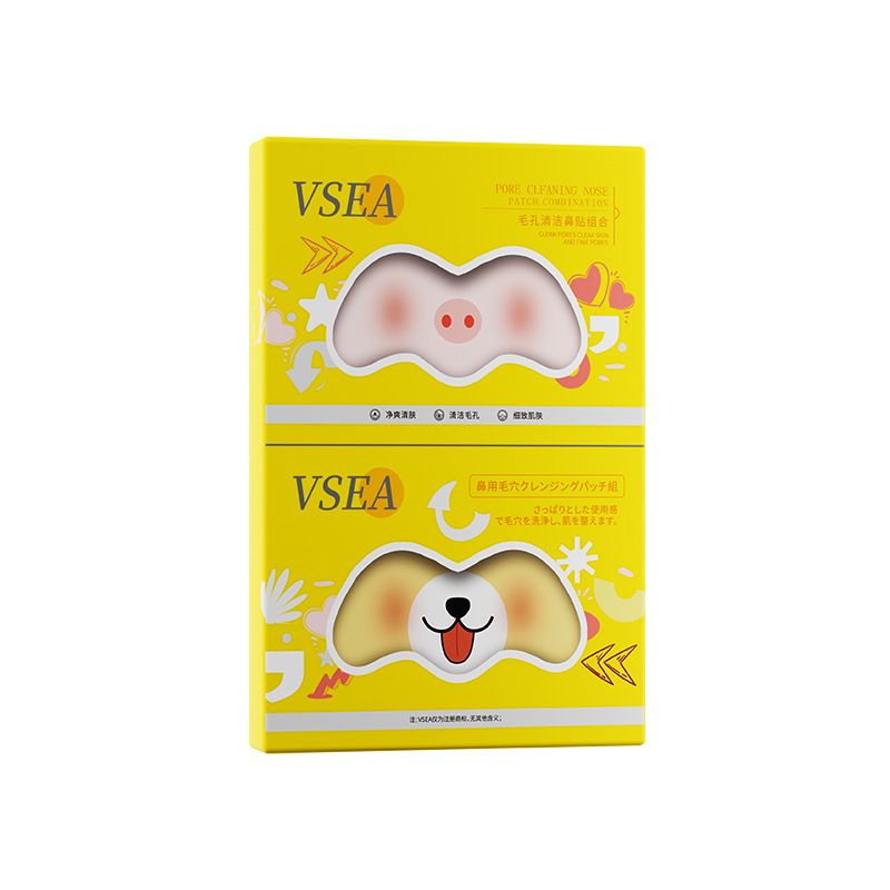 VSEA T-Zone eliminación de puntos negros pasta nasal eliminación de acné contracción de poros de cuidado máscara nasal portátil eliminación de puntos negros fabricante de combinación