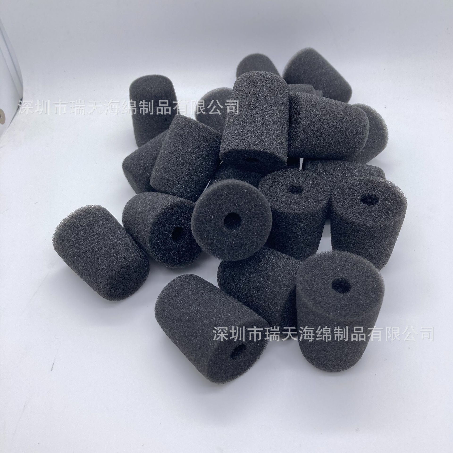 圆柱形挖孔海绵水培蔬菜育苗定植海绵固根器无土栽培海绵块吸水棉