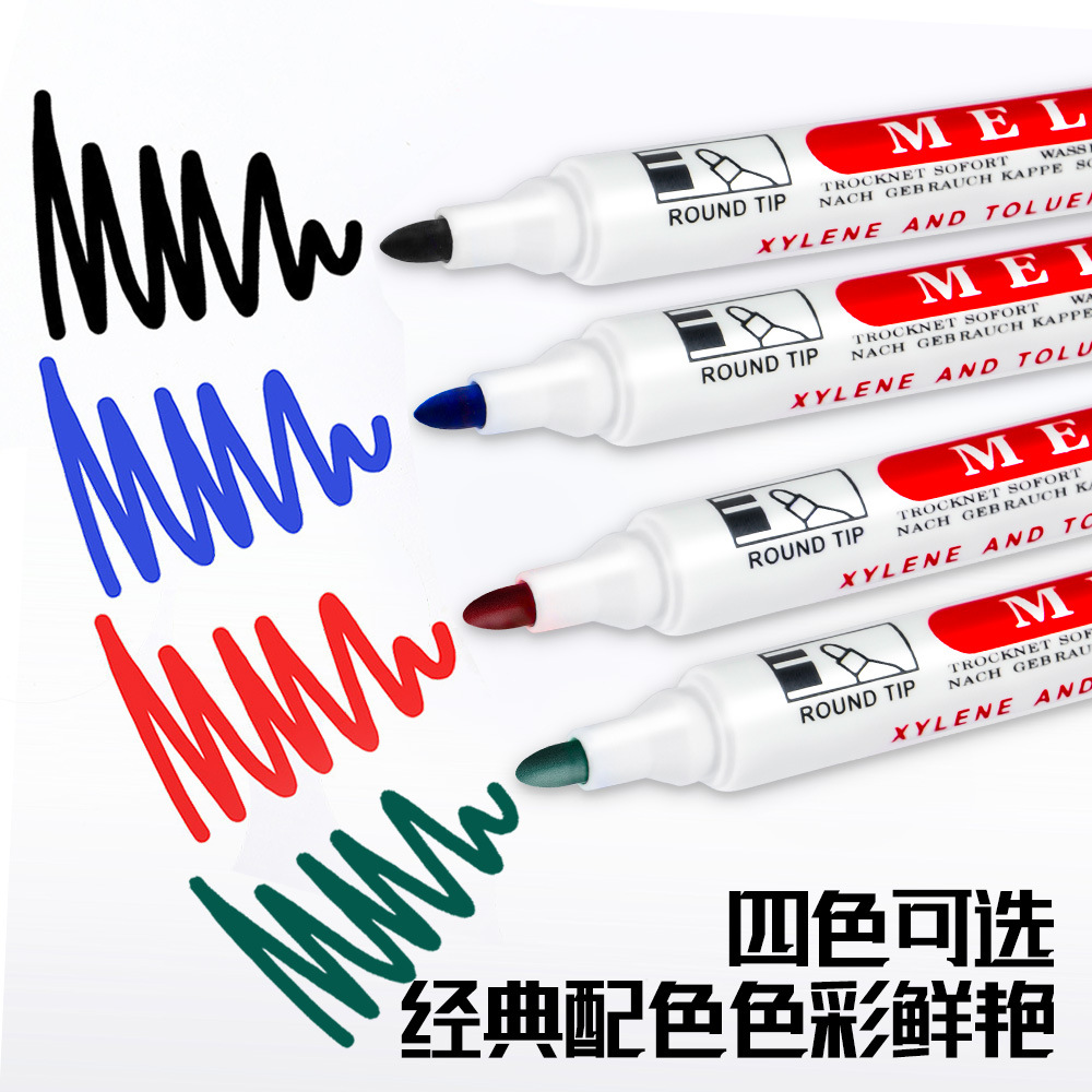 Resistente a la escritura punta de cuchillo marca de cabeza gruesa lápiz de aceite impermeable de gran capacidad logística marca de cabeza grande especial lápiz al por mayor