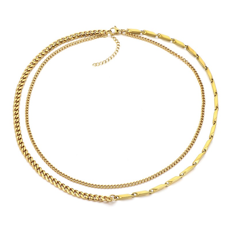 Cuban Multi-layered Necklace For Men Unique Hip-hop Chain Style_voghion.com