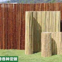 耐用防腐造景室外户外花园竹篱笆栅栏围栏装饰竹防腐竹子隔断