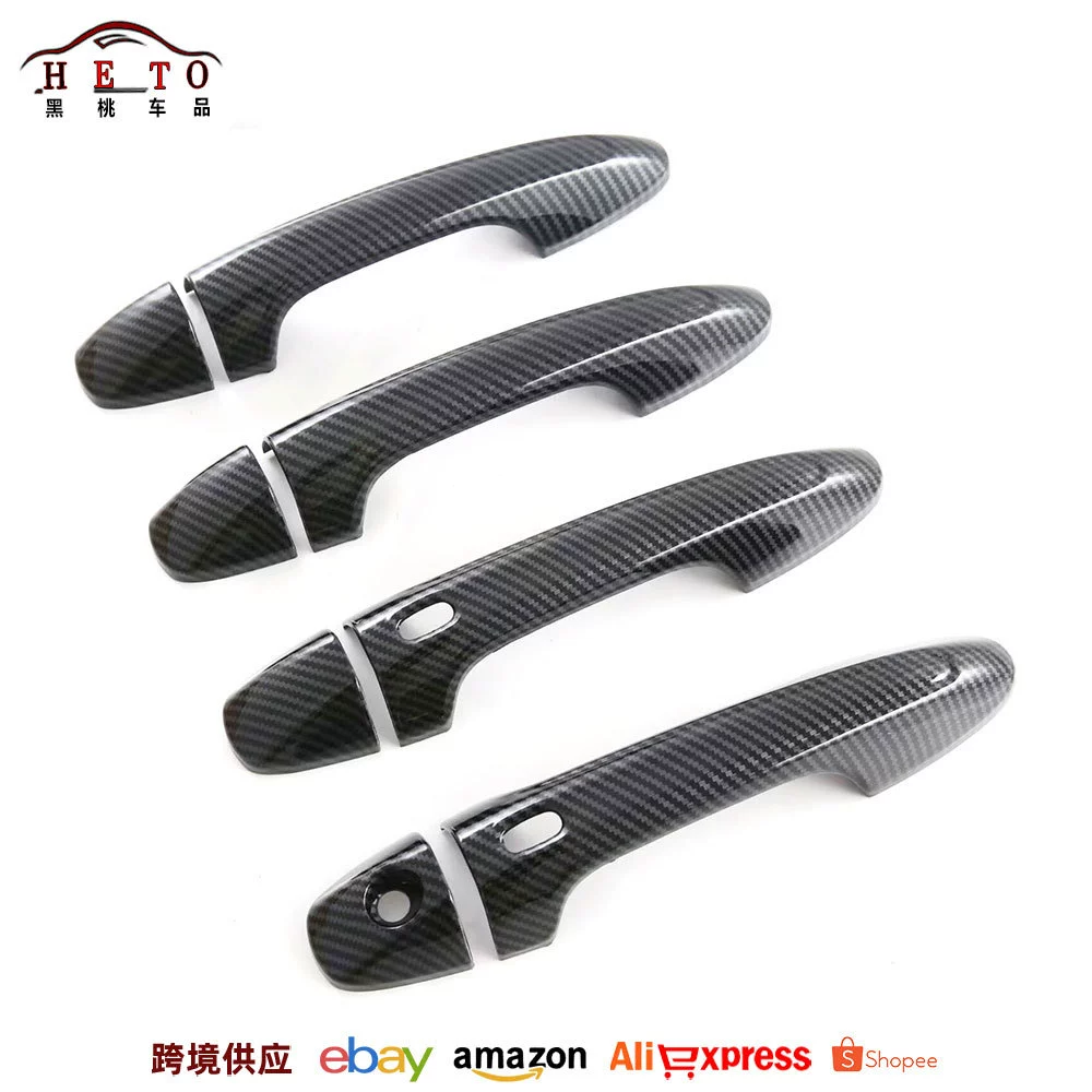 Подходит для 22 Toyota Fortuner, модифицированная ручка, украшение для дверной чаши, ABS, крышка дверной ручки, наклейка против царапин