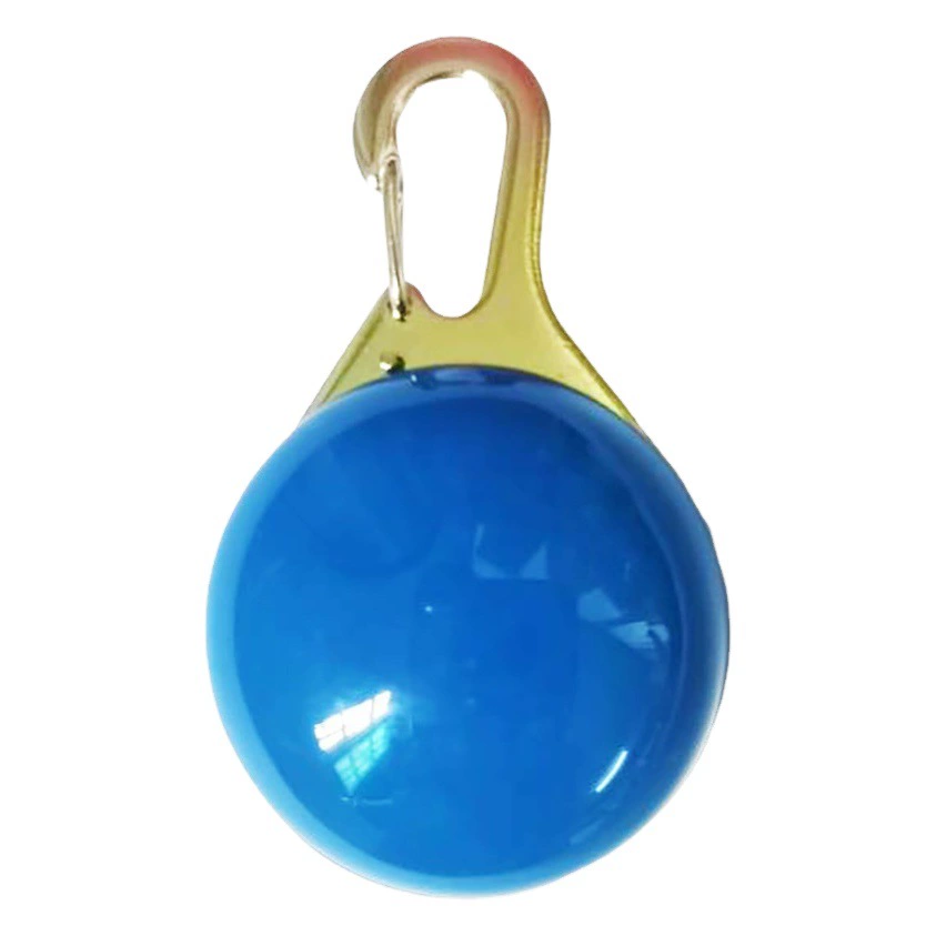 Pet светодиодный светящийся кулон мяч кулон круглый кулон зарядка вспышка кулон собака Прогулка свет в наличии оптом