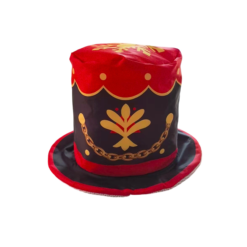 Nuevo sombrero de Navidad transfronterizo de EE.UU. Tío Sam sombrero navideño accesorios de decoración de dibujos animados para niños sombrero alto sombrero superior image 33