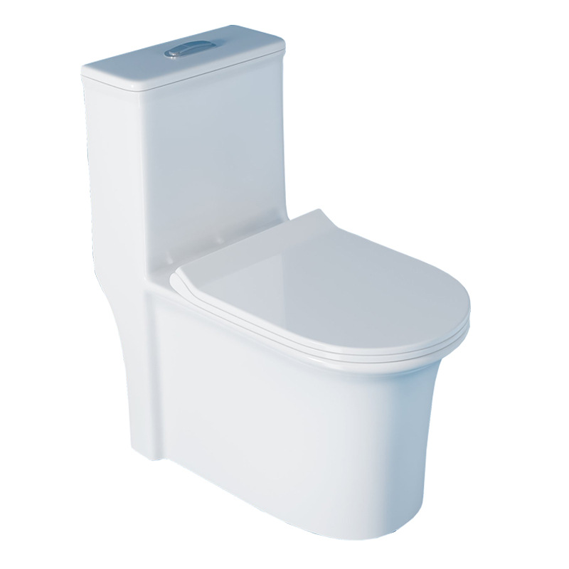Nuevo de una sola pieza Super sifón ingeniería decoración del hogar Inodoro inodoro al por mayor fábrica de artículos sanitarios