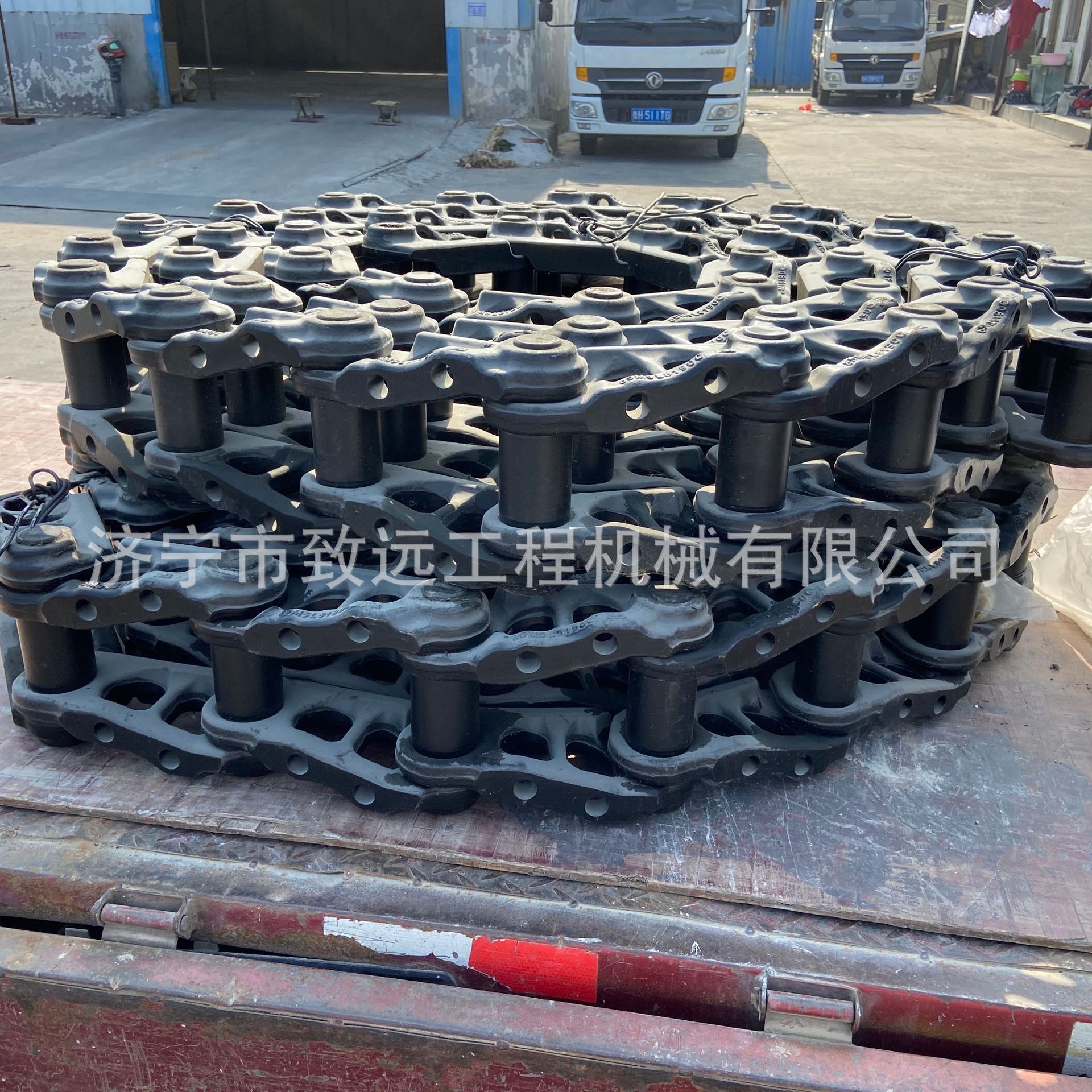 挖掘机链条  PC350-7链轨 挖机履带底盘件  PC350挖掘机链条
