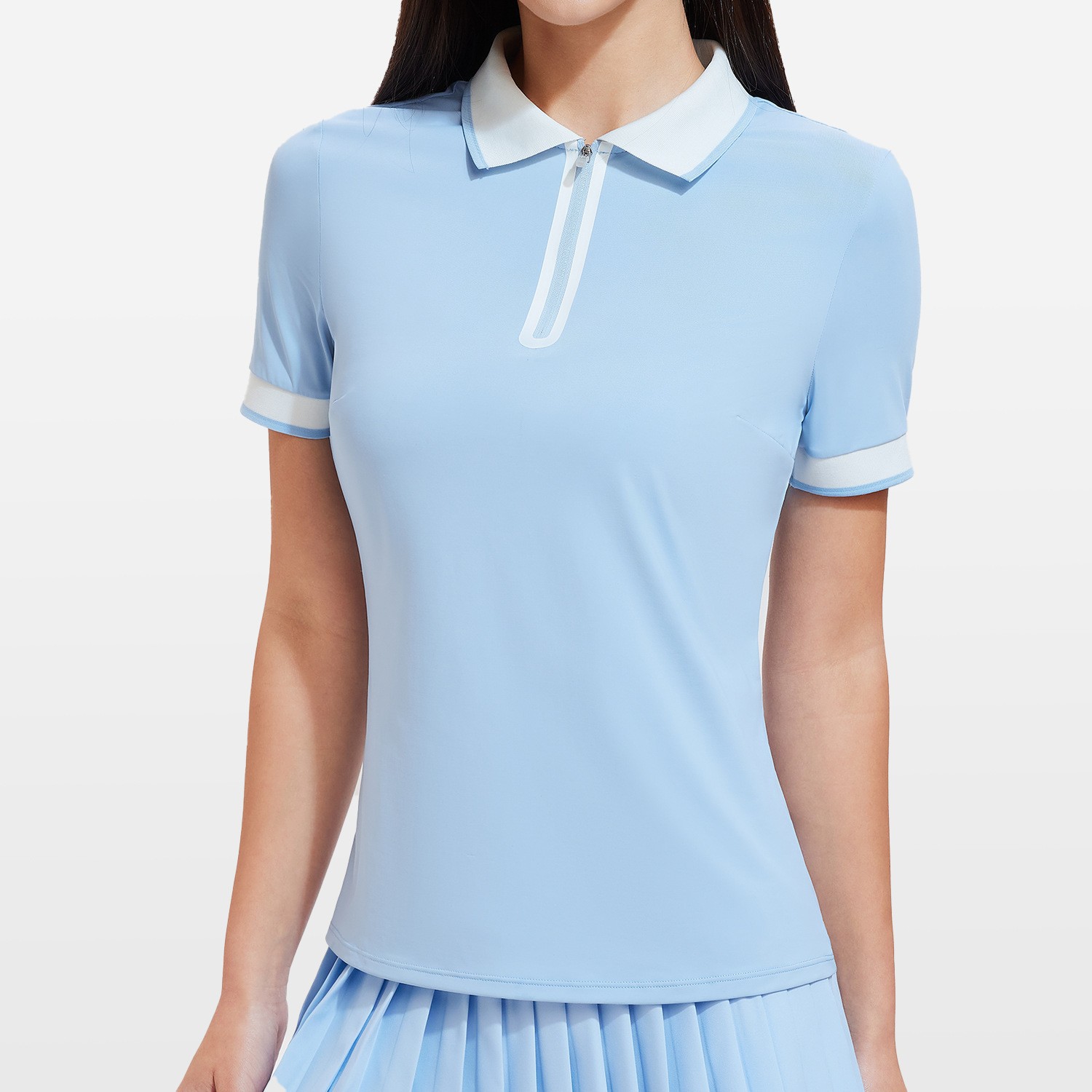 Ropa de yoga de nuevo estilo para mujer, conjunto deportivo transpirable informal de verano para tenis, camiseta POLO, conjunto deportivo para correr al aire libre image 25